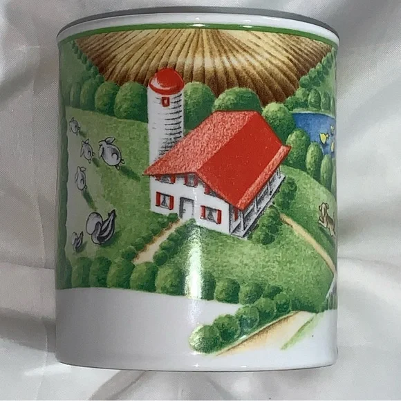 vintage TIFFANY & CO.Farm savings bank HAND LITHOGRAPHED/COLORED dated 2000